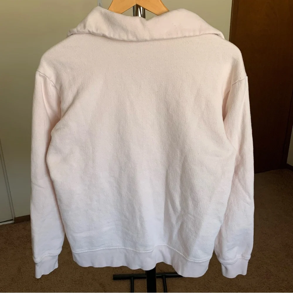 ALC Fleece Pullover Sweatshirt Sweater Pink